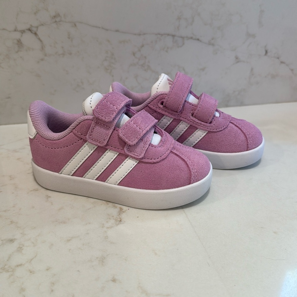 Size 6 toddler girl Adidas shoes